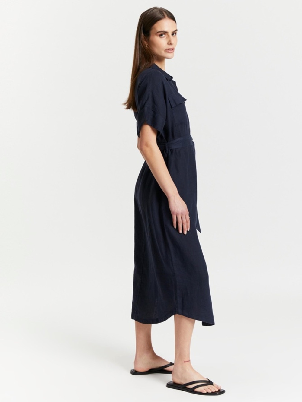 Assembly Label Kara Linen Dress - Picture 2 of 8